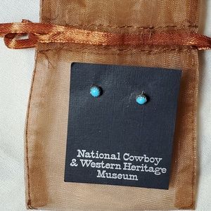 Turquoise stud earrings